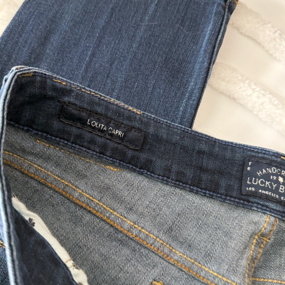 Lucky Brand Dark Blue Lolita Capri Jeans - Picture 4 of 8
